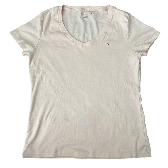Tommy Hilfiger Tops - Tommy Hilfiger logo tee size L!
